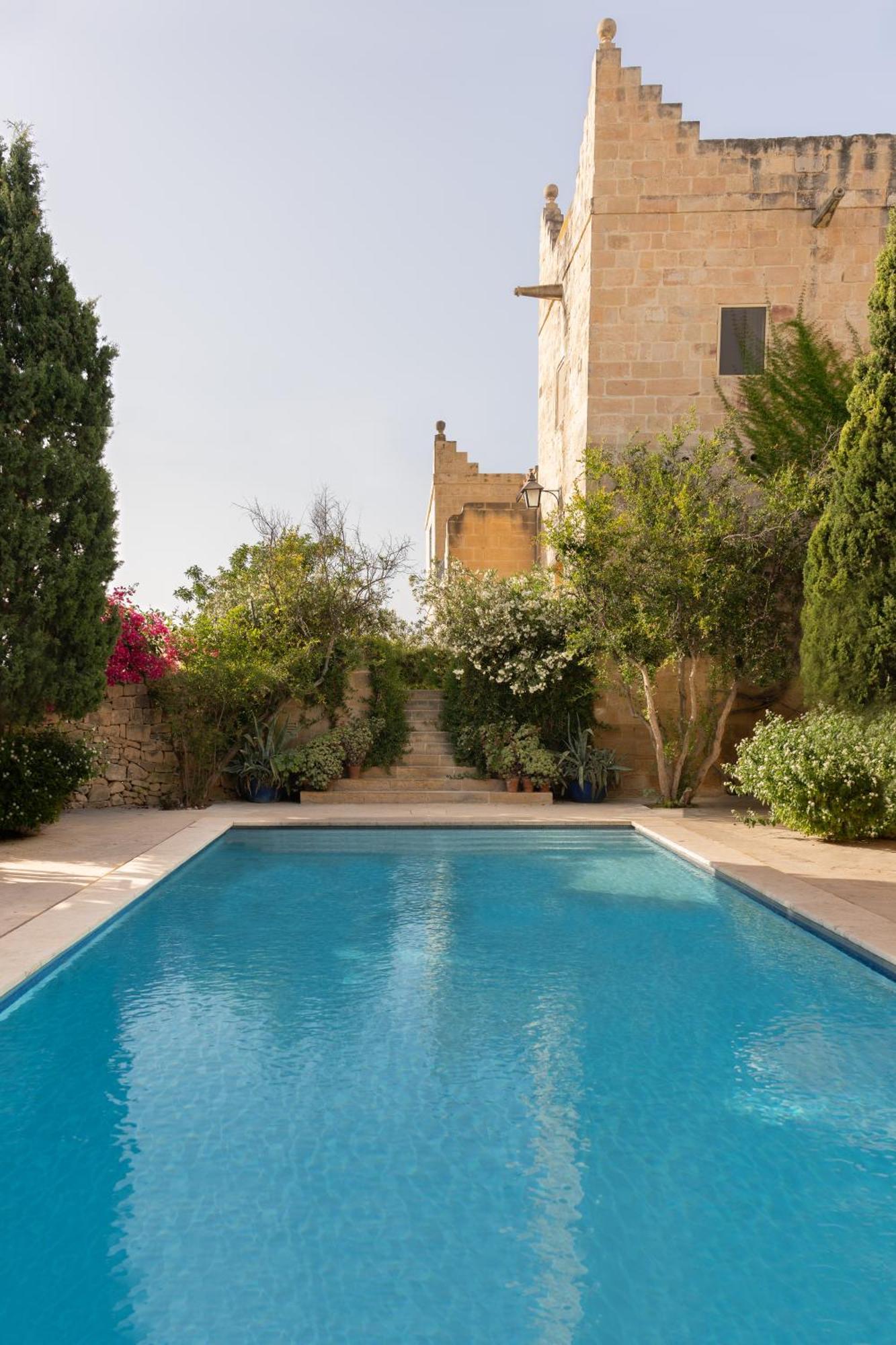 Casa San Rocco - Luxurious Grand 18Th C. Palace With Gardens & Pool Hal Ghaxiak Exteriör bild